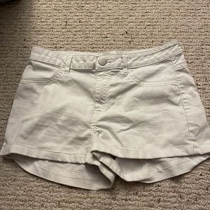 White Shorts Divided Size 8